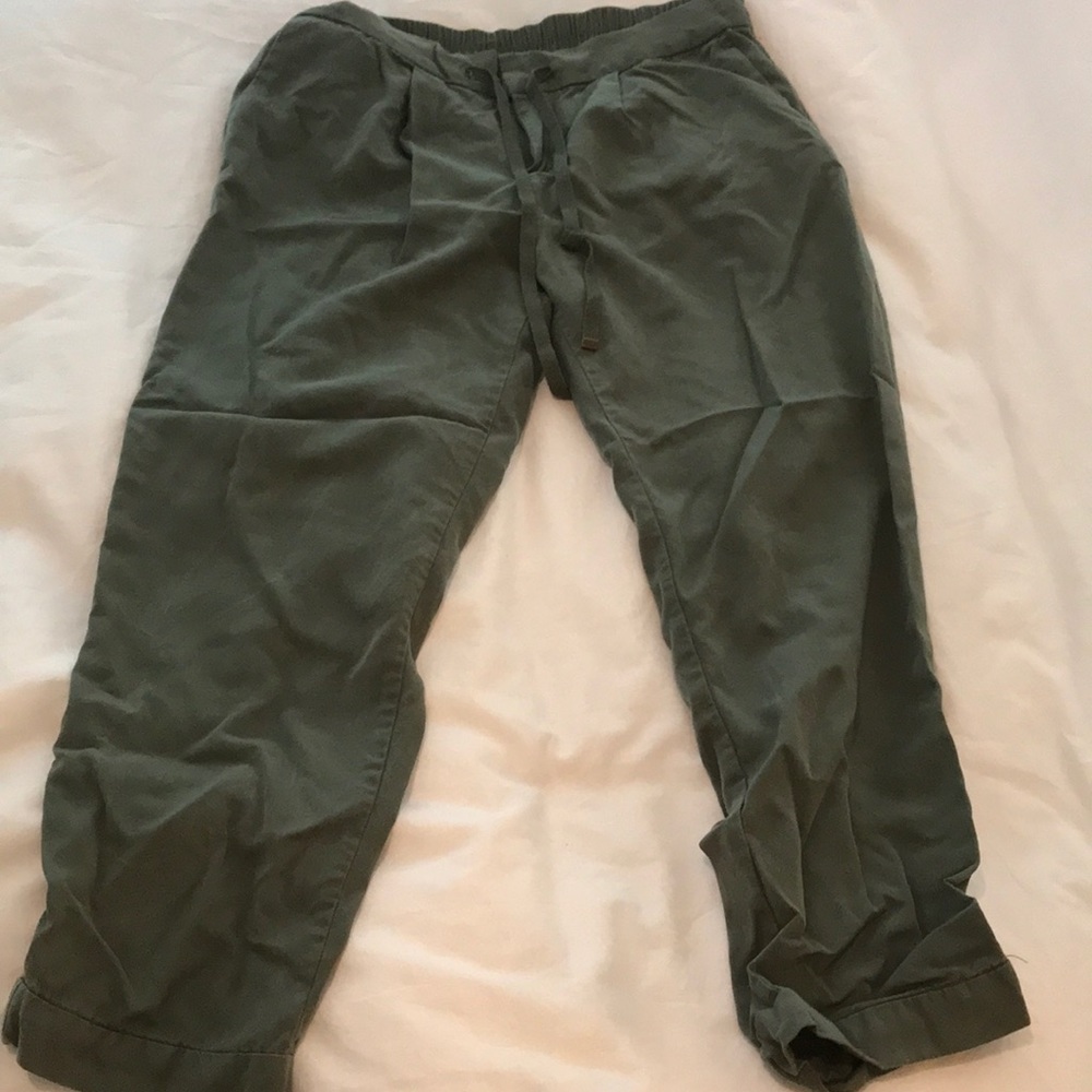 Old Navy green joggers